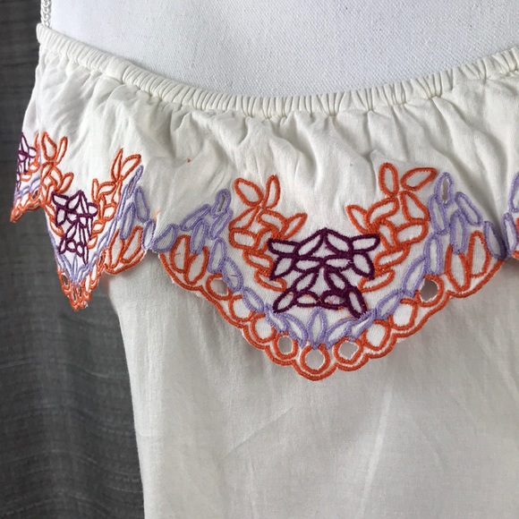 Ban-Jara Embroidered Off The Shoulder Top - Picture 2 of 6